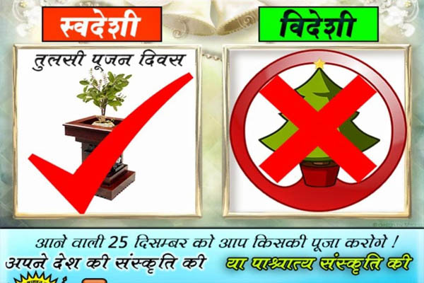 Read more about the article जालंधर में 25 दिसंबर को सैंकड़ों हिन्दू करेंगे “माँ तुलसी का पूजन”, दर्जनों हिन्दू संगठनों ने घर घर “तुलसी पूजन दिवस” मनाने के लिए किया शंखनाद