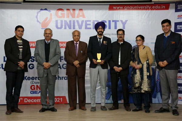 Read more about the article GUEST LECTURE CUM FELICITATION CEREMONY @ GNA UNIVERSITY