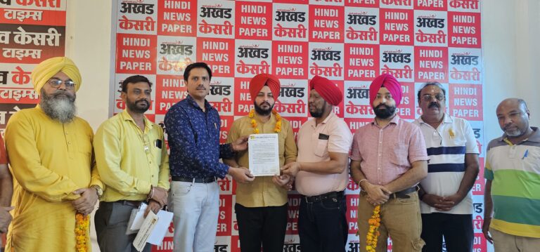 Read more about the article पत्रकार Taranjit Singh बने Digital Media Association (DMA) के लीगल एडवाइजर,  प्रधान अमन बग्गा और चेयरमैन गुरप्रीत सिंह संधू ने सौंपी बड़ी जिम्मेदारी*