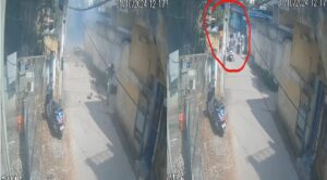 A huge explosion suddenly occurred on a scooter, 1 died and 3 people were seriously injured