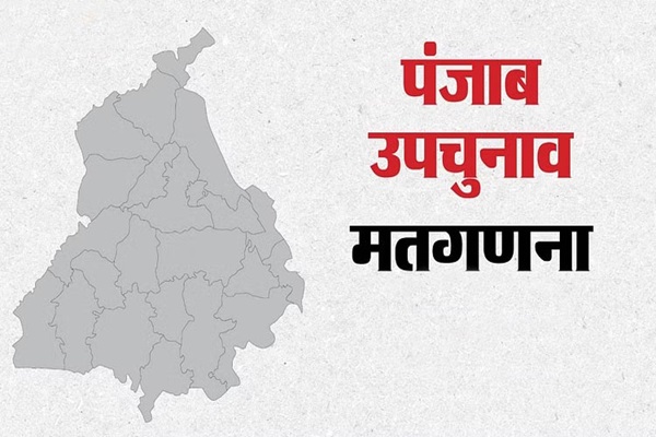 Read more about the article पंजाब विधानसभा उपचुनाव के नतीजे घोषित, कांग्रेस एक और AAP ने 3 सीटों पर दर्ज की जीत