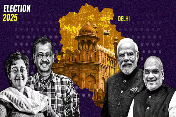 Read more about the article Delhi Election Result 2025: BJP रुझानों में पार कर गई बहुमत का आंकड़ा, AAP को तगड़ा नुकसान